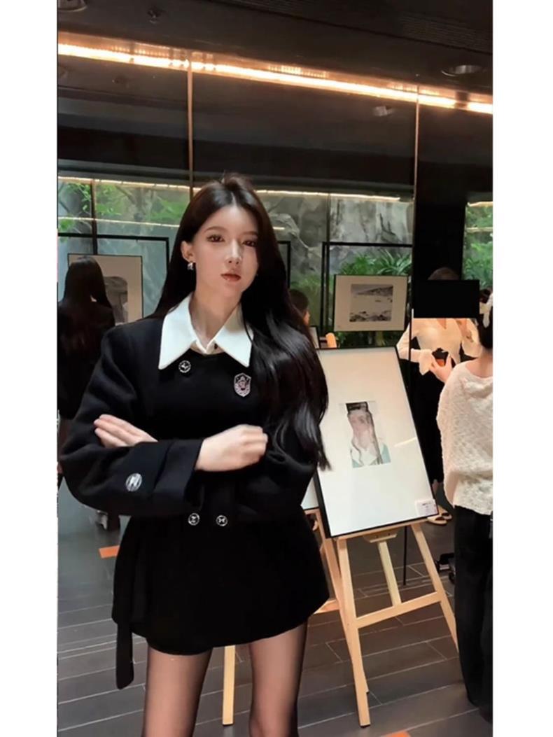 ChicShe Winter High-End Two-Piece For Women 2024 Autumn New Hot-Selling College Style Suit Blazer_voghion.com