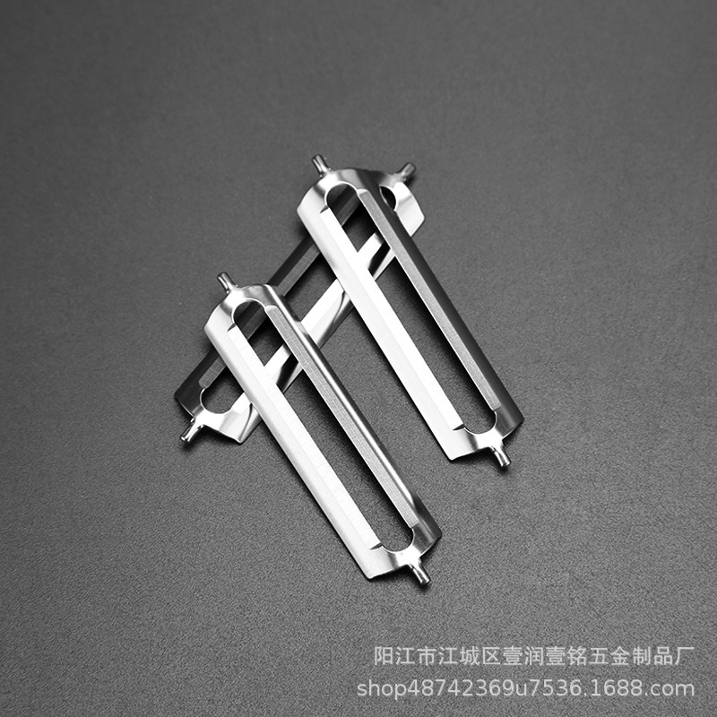 不锈钢刨刀片 刮皮器瓜果去皮刀片 水果削皮刀片厂家|undefined