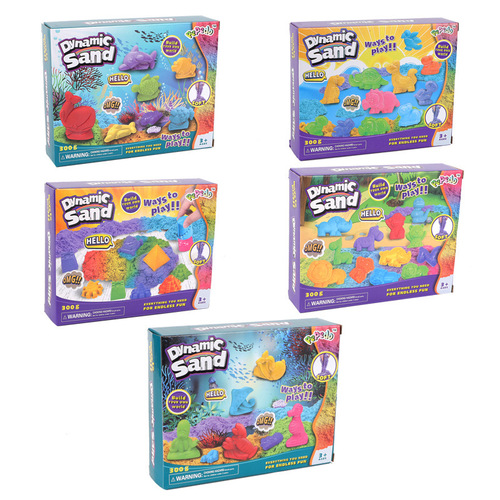 New Space Toys Cross-Border Sand Mold Set Magic Clay Clay Putty Sand Art Craft Educational Toys