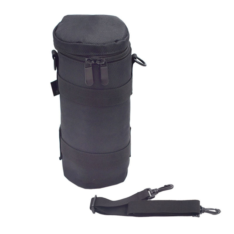 SLR 카메라 렌즈 백 431 두꺼운 렌즈 튜브 렌즈 가방 L 두꺼운 충격 흡수 어깨 가방 1 머리카락