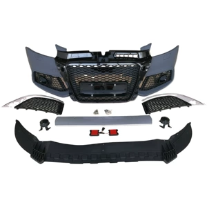 09-12 model, suitable for Audi A3, RS3 front bumper upgrade kit, including front grille and front bumper