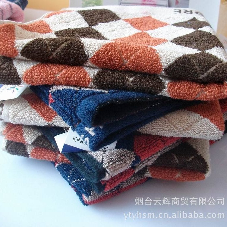 金号纯棉男士手帕 日用家居方格小方巾 手感柔软 吸水性好G6354