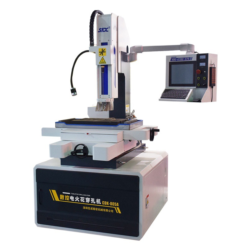 Máquina de perforación de chispa eléctrica CNC CDK-805A máquina de perforación de chispa eléctrica automática máquina de perforación de control de profundidad digital de escritorio