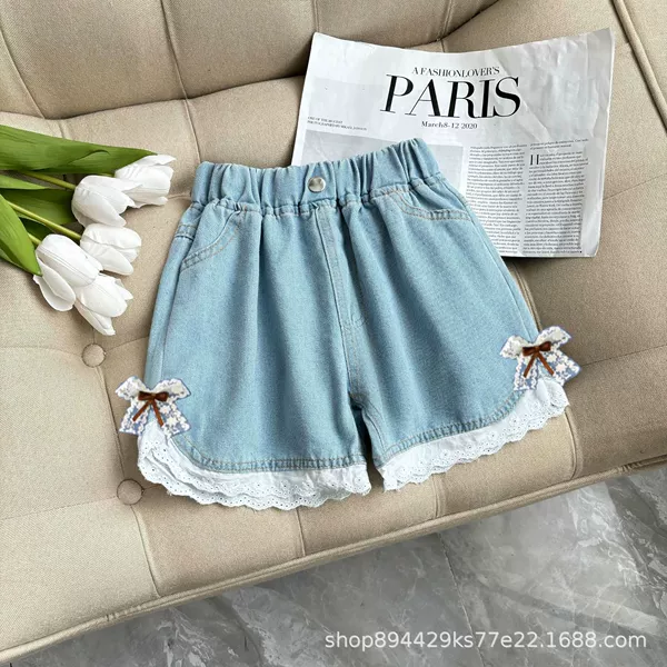 Lace Shorts-Brown Lace