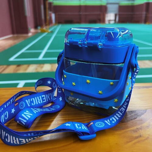 New Children's Summer Plastic Square Water Cup Cute Internet Celebrity Direct Drinking Frozen Water Cup with Straw Wholesale