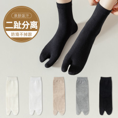 女性用夏用薄手吸汗防臭分割つま先ソックス、ミッドカーフツーティーソックス、ボーンレスコットンソックス、セパレートソックス、諸曁ソックス
