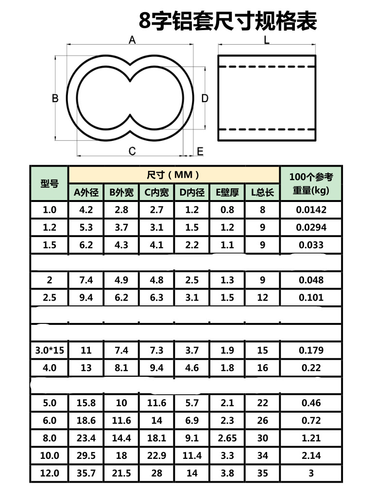 山特铝套8字型_副本