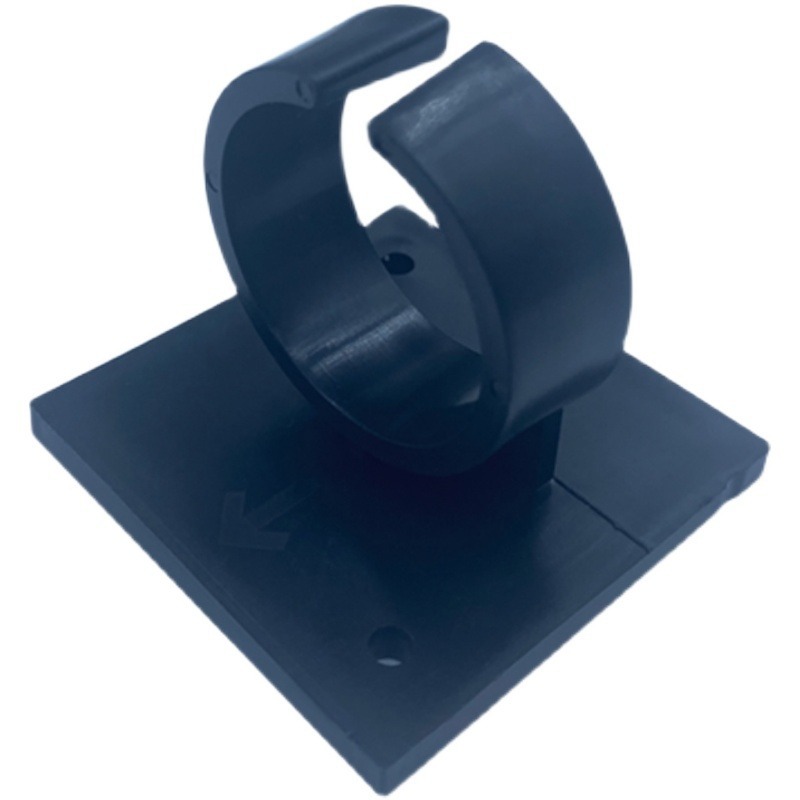 Negro fijo pequeño micrófono hebilla adhesivo cuadrado adhesivo en forma de corazón Pequeño clip de micrófono inalámbrico para el hogar