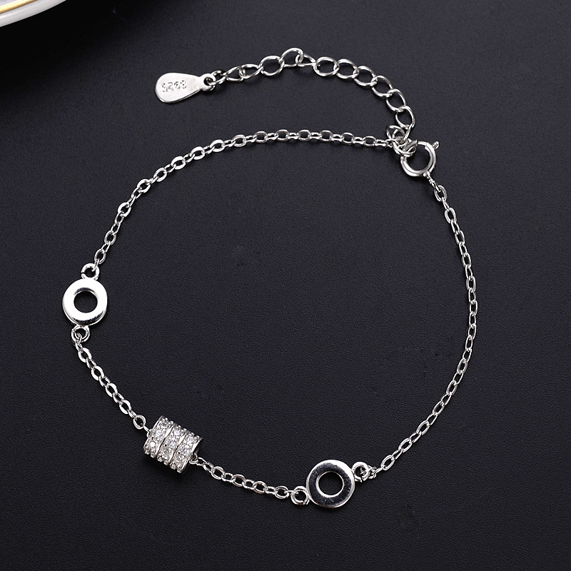 지르콘 작은 허리 팔찌