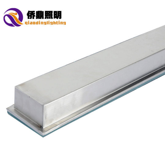 LED floor tile lamp outdoor waterproof linear arc strip lamp embedded floor lamp gravity induction Square