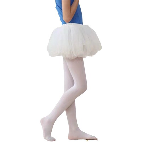 Factory Wholesale Spring and Summer Thin Girls Ballet Big Socks 80D Velvet White Tights Children's Dance Socks 