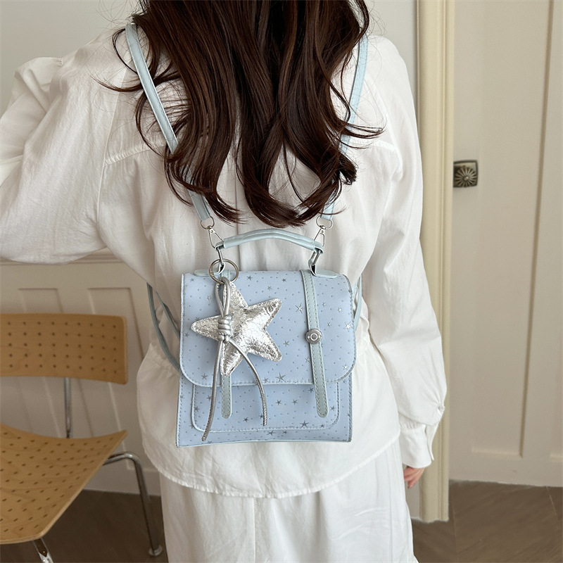 Nicho transfronterizo diseño mochila multifuncional mujer verano 2026 nueva moda versátil hombro mochila de hombro