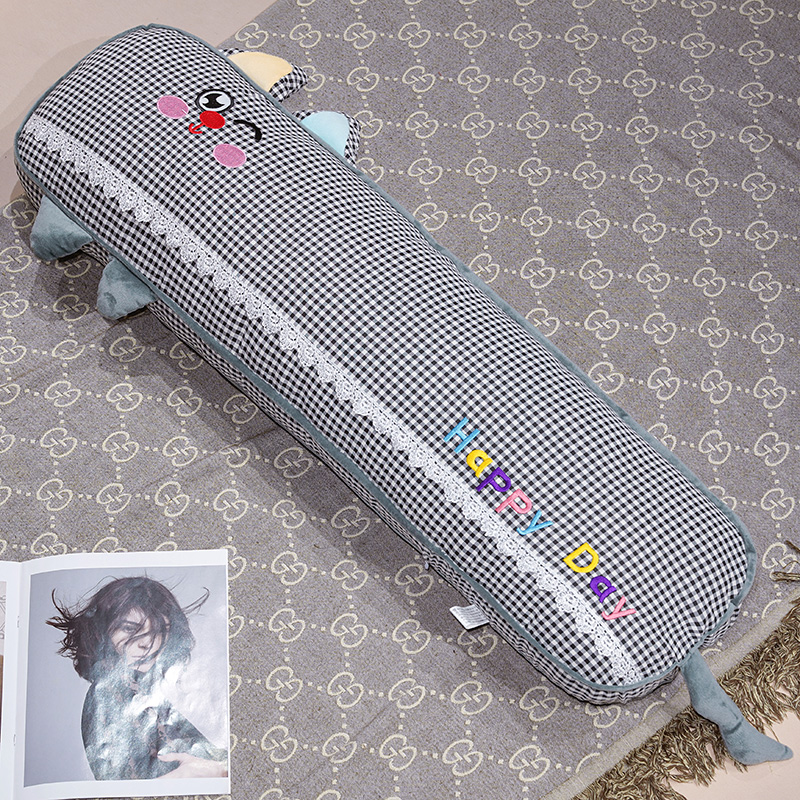 almohada de brazo larga de dopamina para niñas dormidas en la cama muñeca de verano sofá cojín de cabecera de cama
