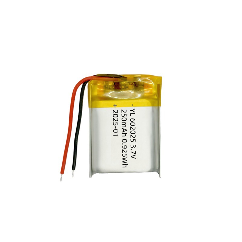 602025/250mAh 배터리(보호 보드 콘센트 포함)