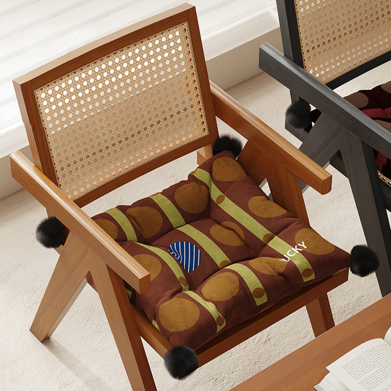 Simple retro americano asiento de asiento de comedor casero invierno invierno caliente aislamiento de aluminio dormitorio asiento de sala de aula cojín