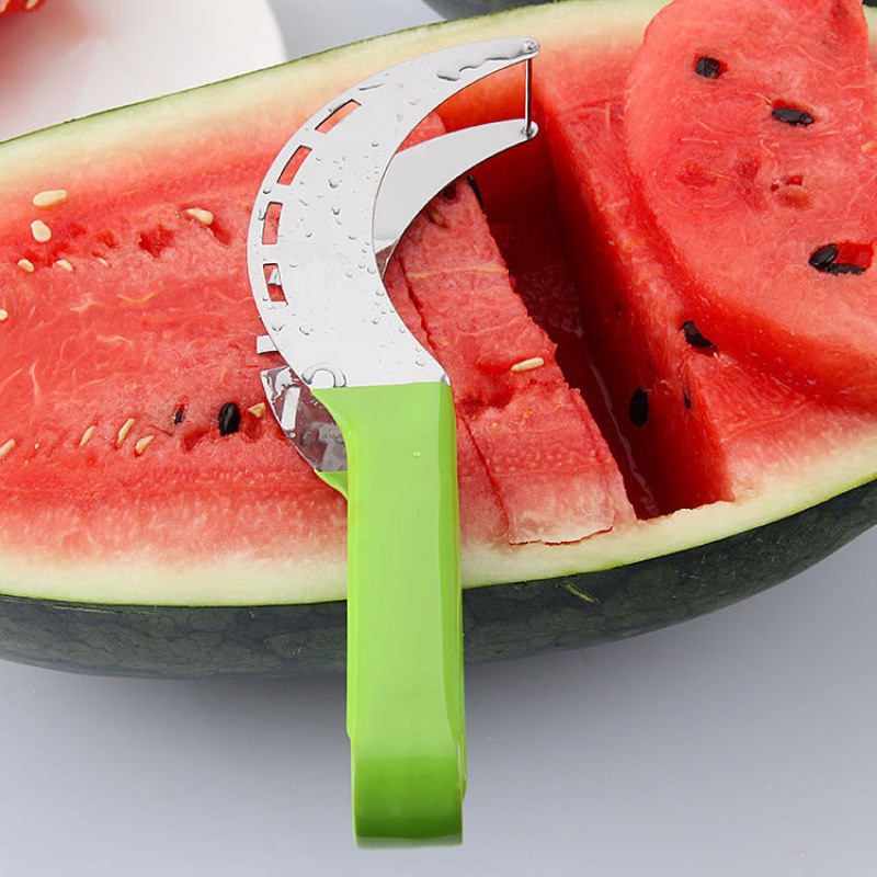 Stainless steel watermelon Diced Artifact multi-function household Splitter Melon Diced Slicer
