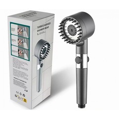過給シャワーヘッドのシャワーセットをつけて、増圧シャワーをかけます。