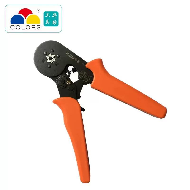 Huasheng Tools HSC8 6-6 ручные мини-самоустанавливающиеся обжимные клещи, клещи для холодного прессования, 0,25-6 квадратных метров