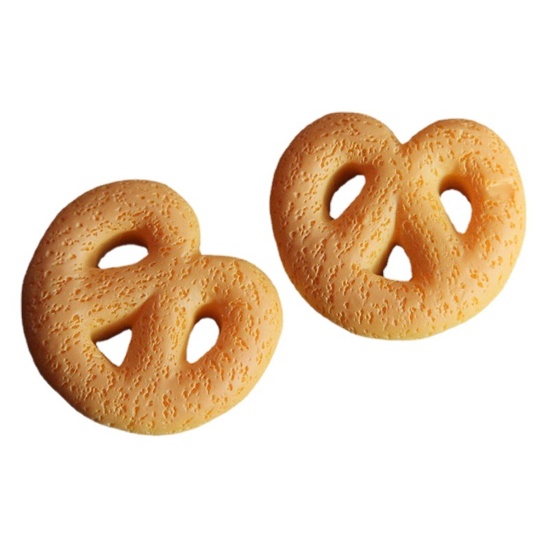 Gran simulación jishiguo alimentos y accesorios de juego resina pan anillo crema caja del teléfono DIY material