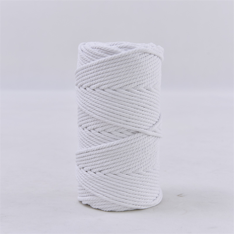 3mm cuerda de algodón colorido diy hecho a mano 4mm cuerda de tapiz cuerda tejida 5mm regalo cuerda de algodón decorativa cuerda de sombrero al por mayor