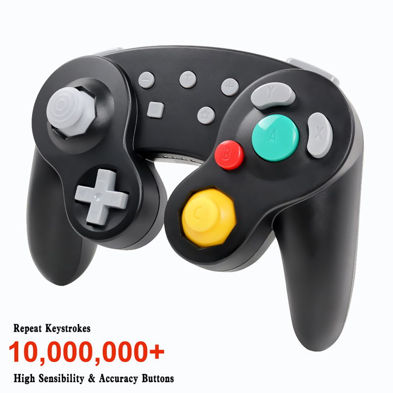 Console di gioco GC NGC Controller GameCube singolo a tre punti blu e nero Supporto dropshipping_voghion.com