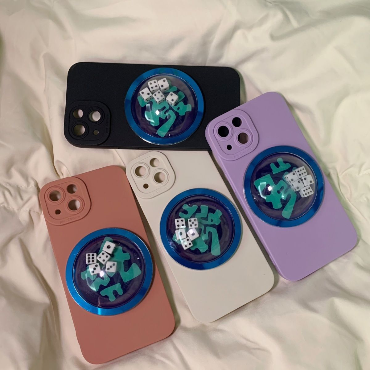 Interesting three-dimensional dice mobile phone case for iphone15/14/13/12/11 protective case xs/xr mobile phone case