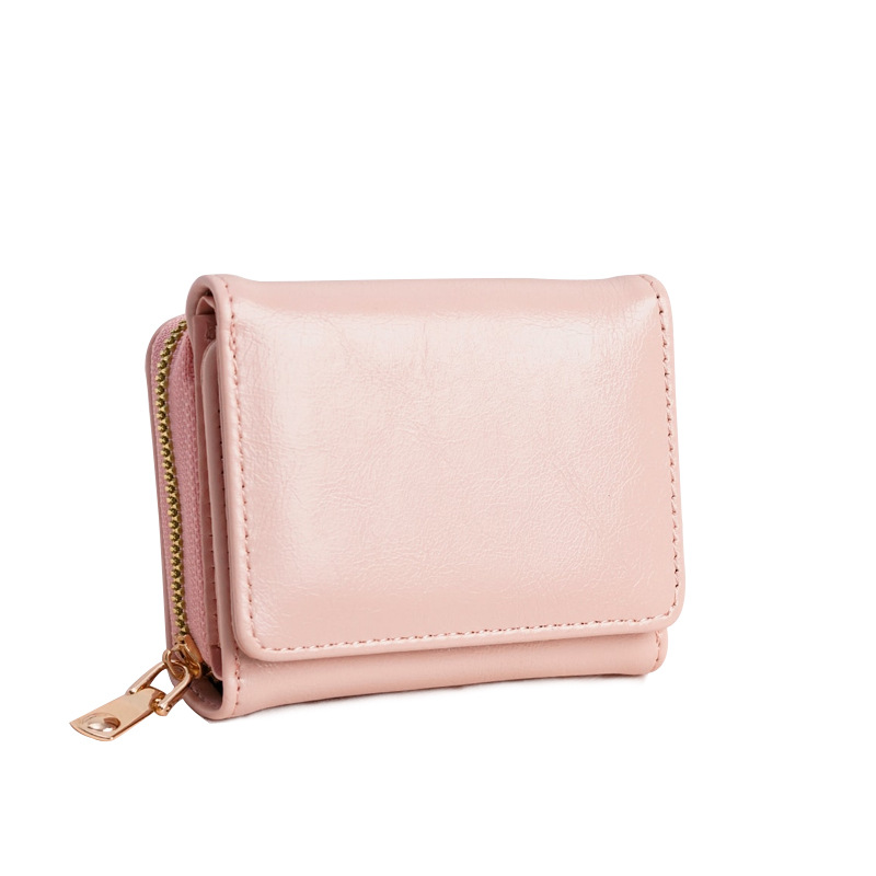 Nuevo 2023 estilo coreano billetera de las mujeres titular de la tarjeta corta multi-tarjeta de visita titular de la tarjeta bancaria titular de la cremallera monedero