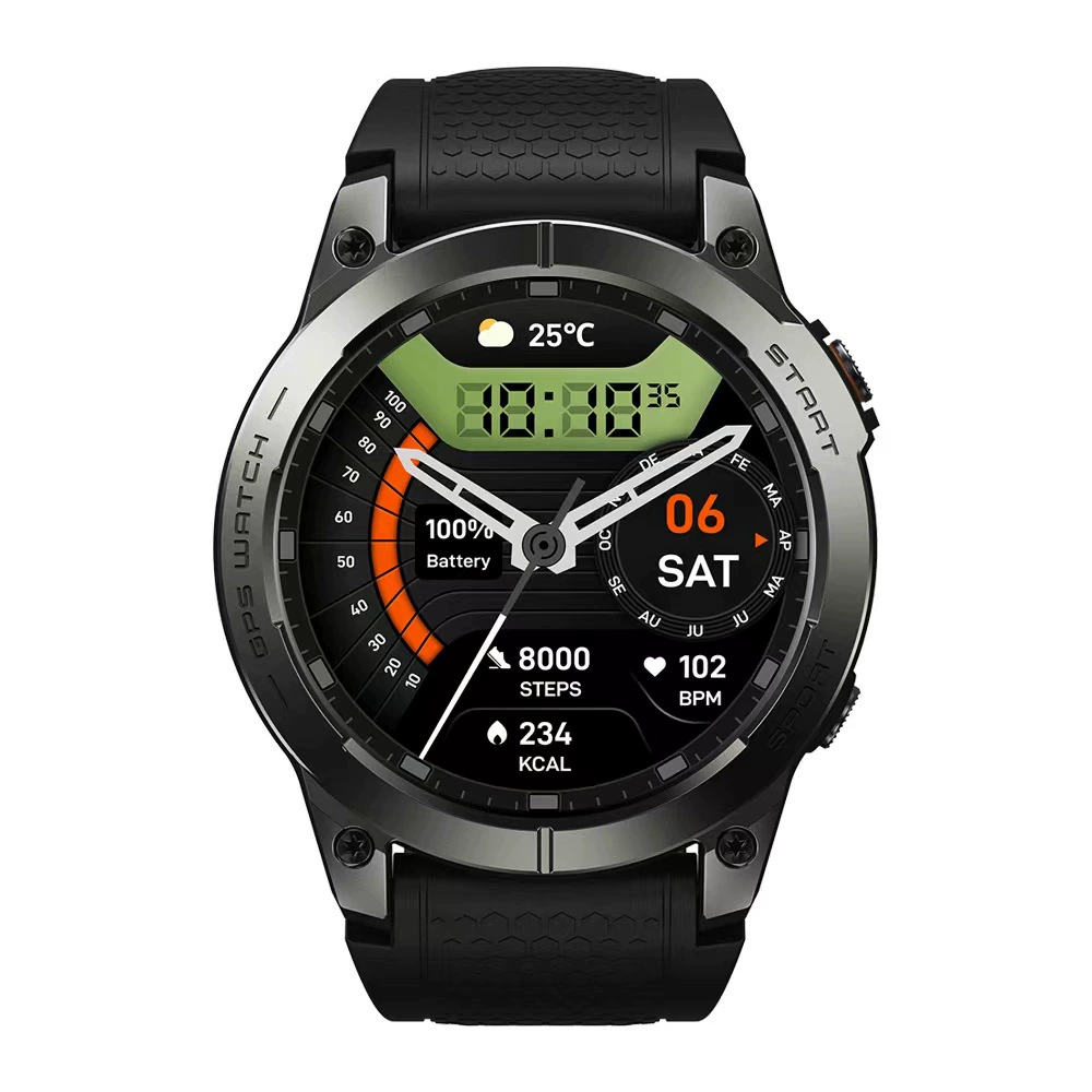 Zeblaze Stratos3Pro умные часы GPS движение трек дисплей Bluetooth вызов мониторинг здоровья