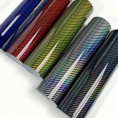 Auto Color Change Film – Pet9D Laser Carbon Fiber Car