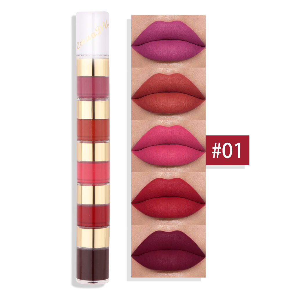 Check it out! Link Disclaimer - Exclusive for foreign trade :CmaaDu 20-color waterproof and long-lasting Lip gloss box set undefined