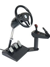 易驾星汽车驾驶模拟机学车方向盘驾校考驾证科目二三手动档自动档