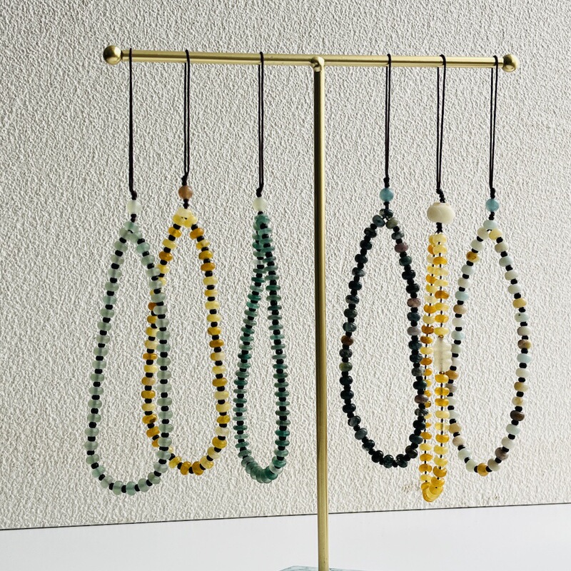 New Chinese Style Xiaohongshu Natural Stone Anti-Lost Mobile Phone Chain Mobile Phone Pendant