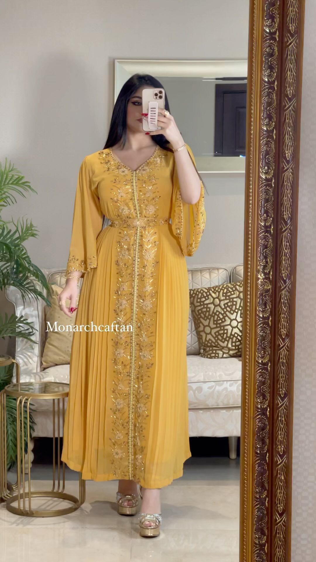 Vestido de Noche Elegante con Bordados y Pedrería para Mujer, Colección Primavera/Verano 2023, Venta Internacional en Sitio Independiente y eBay image 5