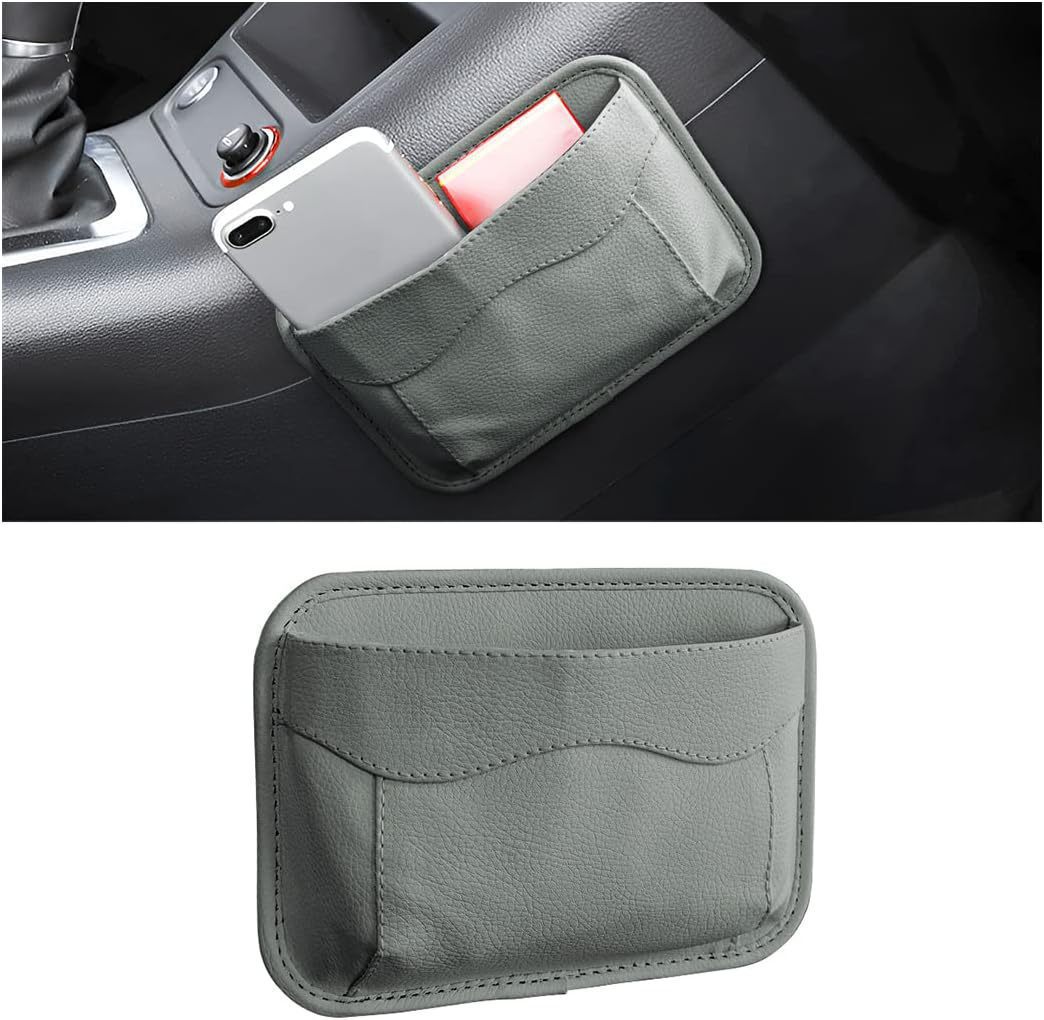 Cross-Border Car Phone Holder, In-Car Adhesive Small Storage Bag, Storage Pouch, Card Holder, Direct from the Factory