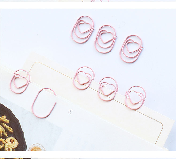 Stylish Heart-Shaped Clips