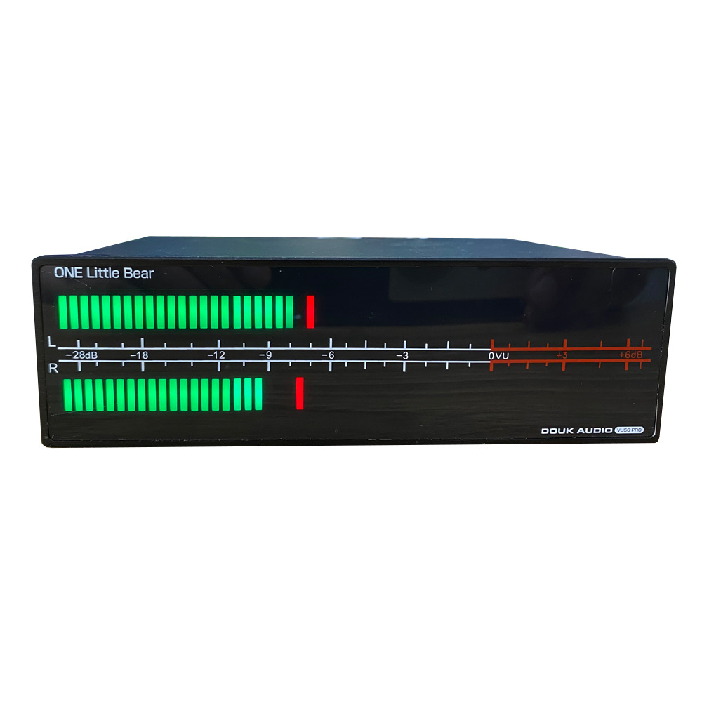 VU56-PRO 双色 2*56 位 LED 立体声音乐频谱分析仪电平表