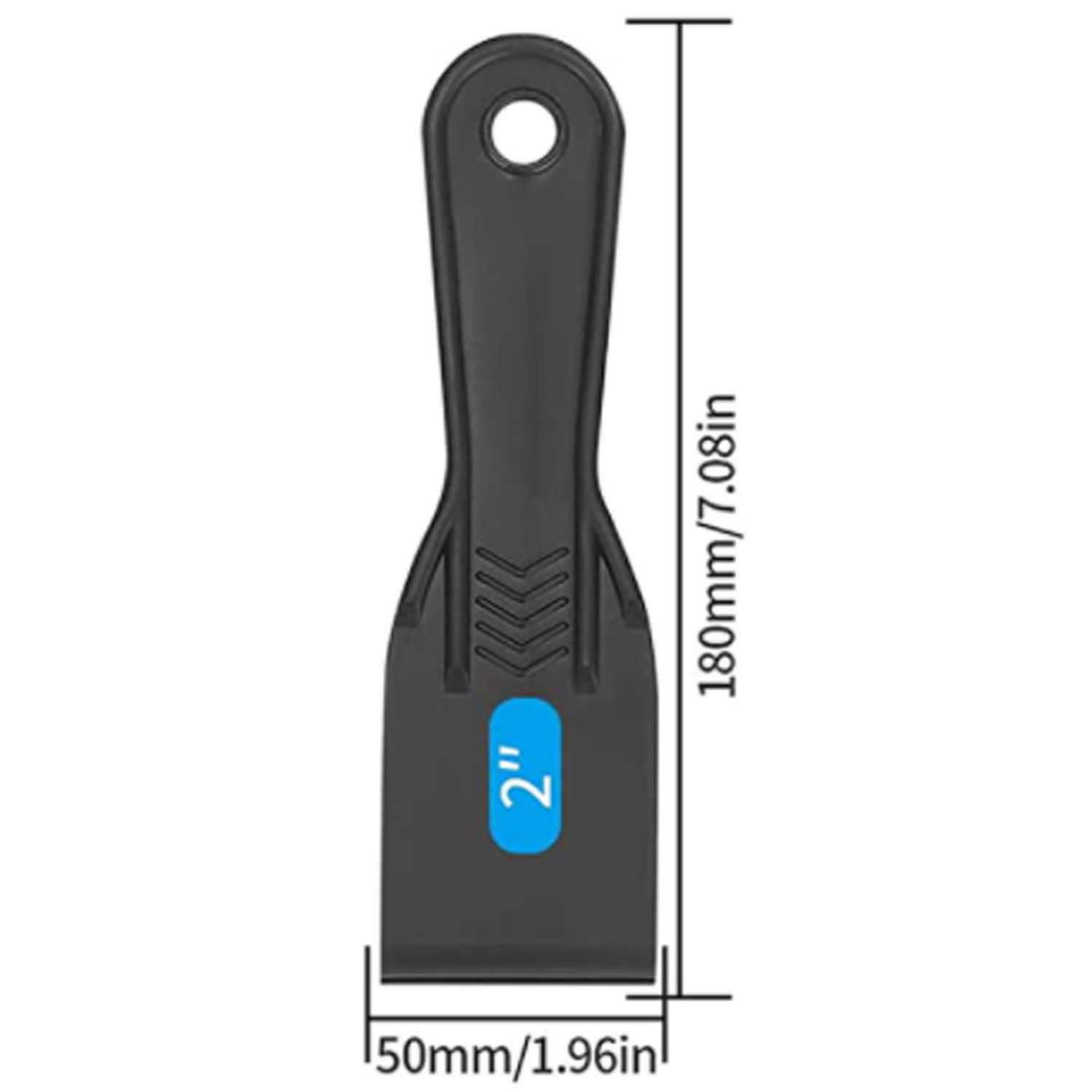 2inch 검정색 플라스틱 퍼티 나이프 0.021kg
