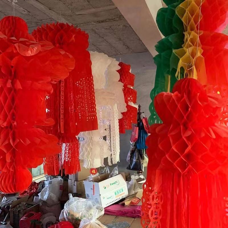 塑纸清明节灯笼挂清