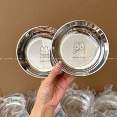 ミノ家316鋼ミニ子供の食事皿漫画家庭用皿厚い深み円盤果物皿デザート皿