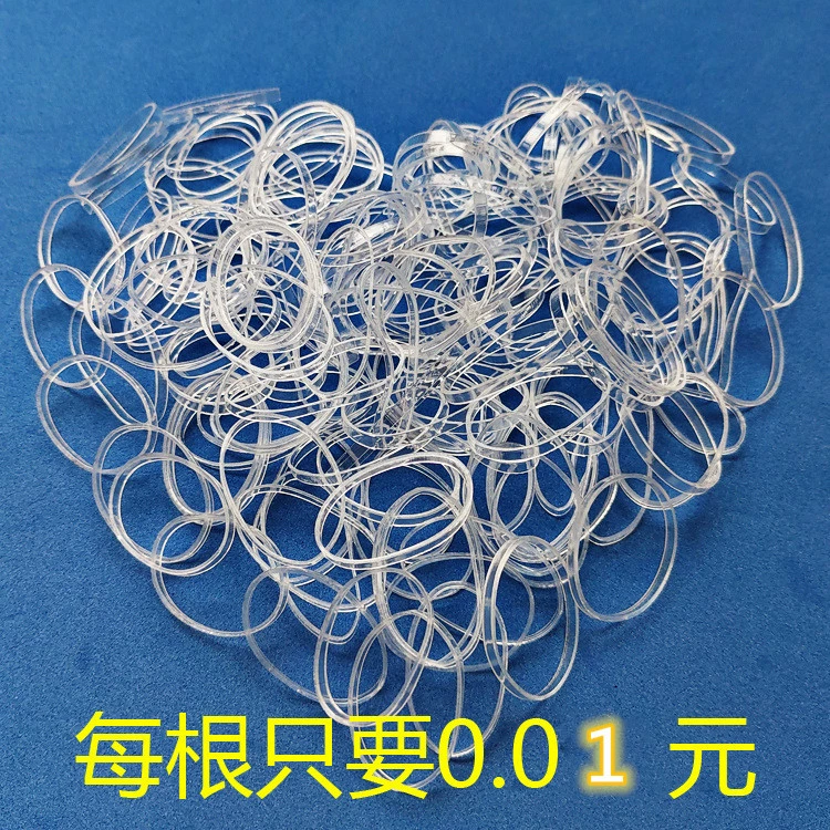 Фабрика прямые поставки ТПУ Антивозрастная прозрачная резинка резиновое кольцо прозрачное резиновое кольцо пластиковая детская игрушечная резинка
