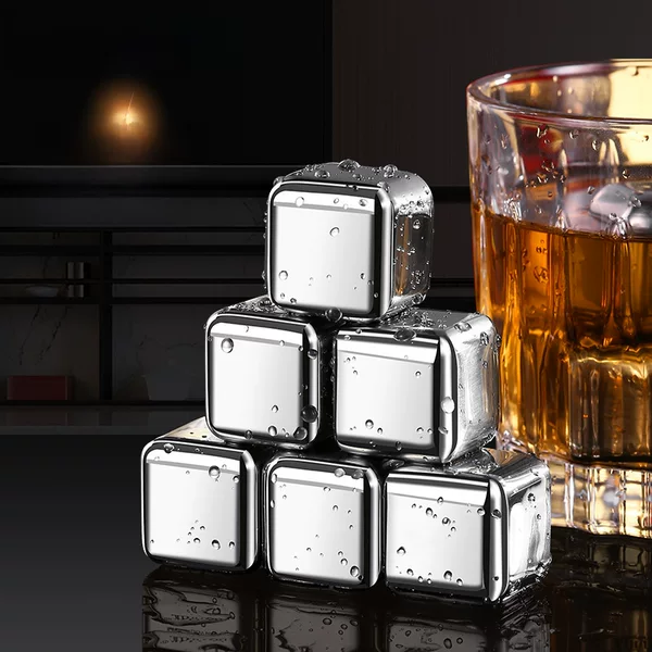 Ice wine Stone whiskey household square quick-frozen ice artifact ice particles suit Food Grade 304 stainless steel Ice Cube