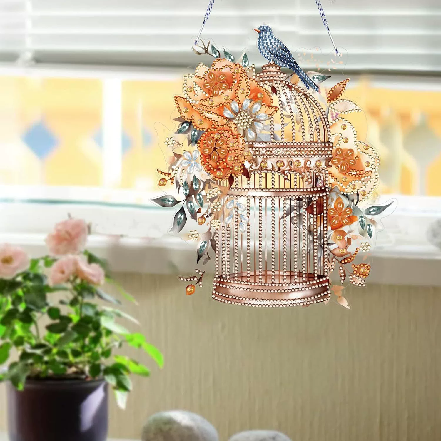 Acrylic diamond decorations, pendant, for import, DIY decoration