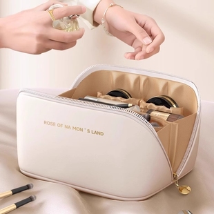 Pillow Cosmetic Bag Portable Women's New High-end Cosmetic Storage Bag for Wash Large Capacity Travel Light Luxury High-end
