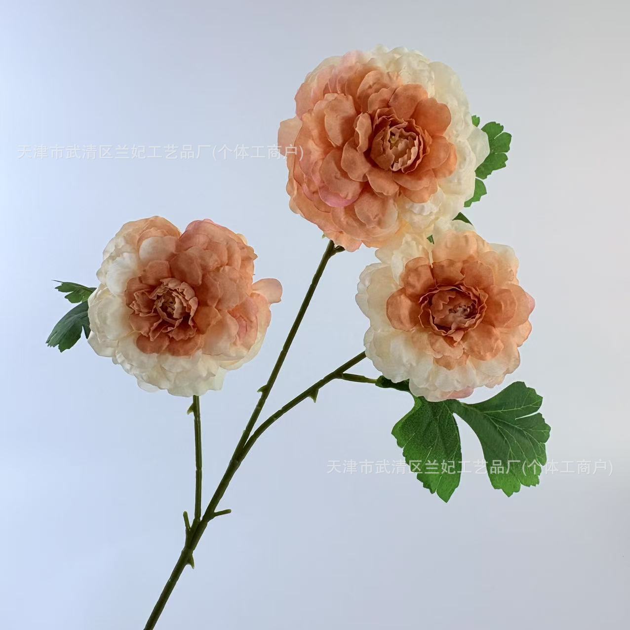 3 flores de seda de peonía flores falsas flores de boda decoración flor adornamiento de la sala de estar props de disparo al por mayor flores de peonía