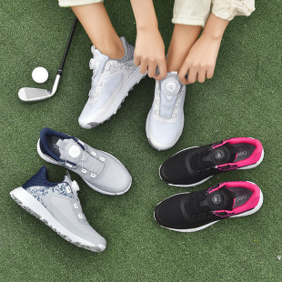 Factory direct sales of spring and summer 2024 new golf shoes ladies fixed nails breathable golf shoes