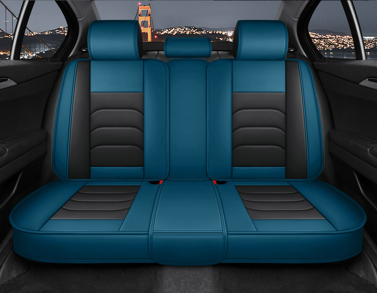 Cross-border foreign trade Four Seasons universal car seat cushion seat cover new car Napa leather perforated leather fully surrounded seat cushion