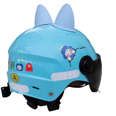 Motosiklet kaskı (dəbilqə): Kidsren's Summer Electric Motorcycle 1