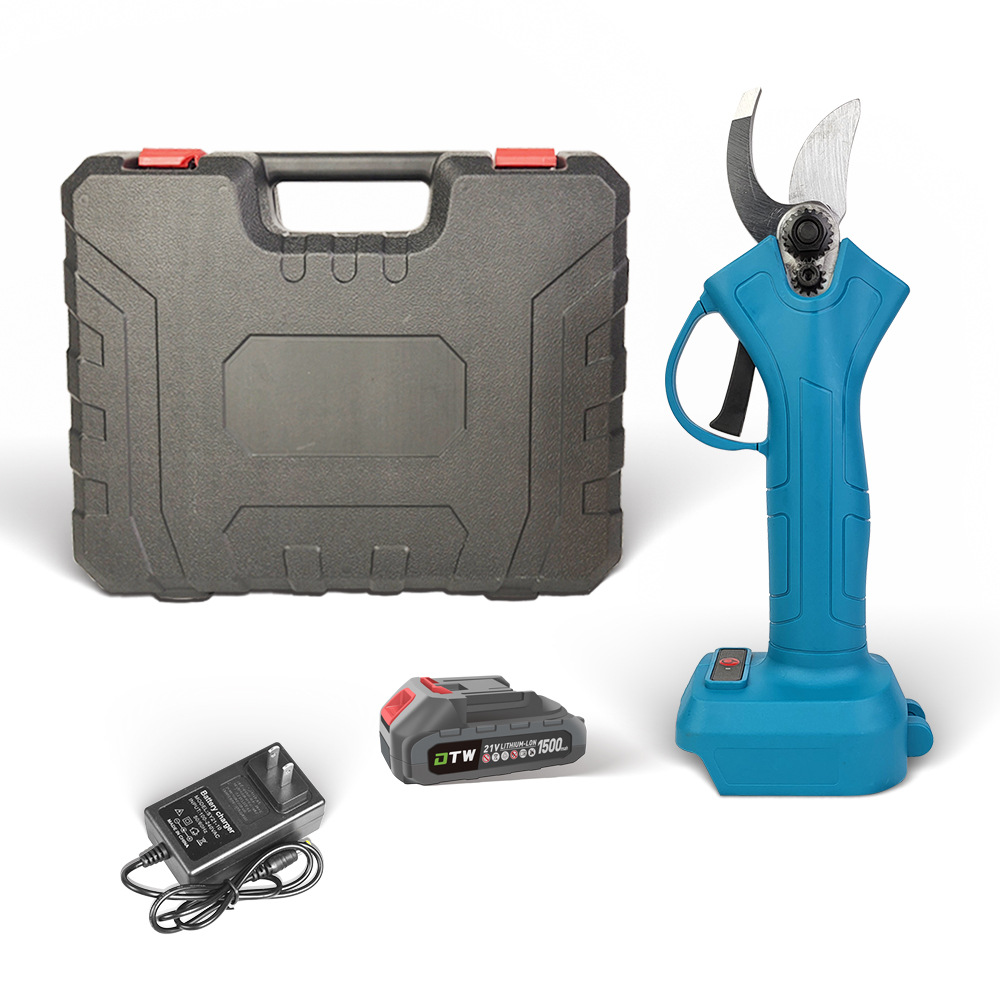 Tijeras de podar eléctricas sin escobillas tijeras de jardín de árboles frutales de litio eléctricas se centran en las ramas de frutas directas de fábrica al por mayor