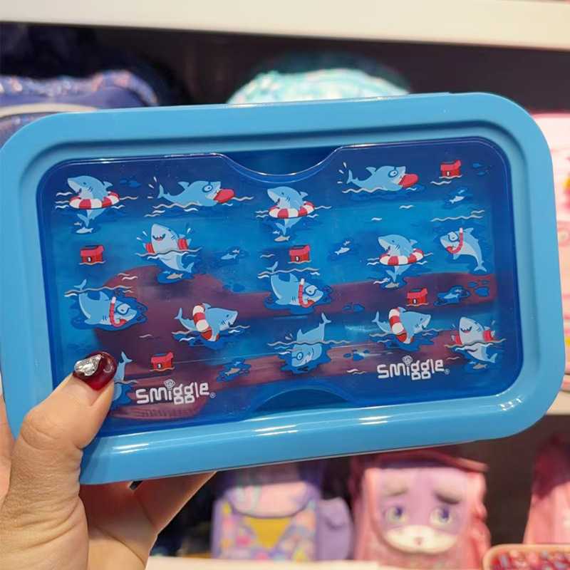 Fiambrera australiana smiggle para estudiantes de primaria y secundaria, lonchera de dibujos animados, lonchera de gran capacidad, caja de frutas para niños
