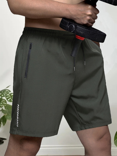 Men's Quick-Dry Beach Running Breathable 5-inch Shorts, Fitness Leisure Sports Shorts in European and American Sizes